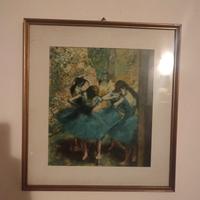 Stampa  incorniciata Ballerine in blu di Degas