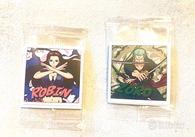 One Piece - 2 Stickers Ufficiali (Robin e Zoro)