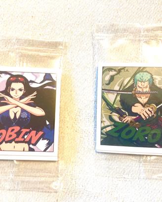 One Piece - 2 Stickers Ufficiali (Robin e Zoro)