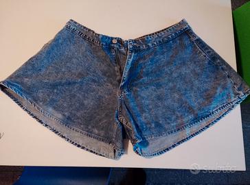 Shorts/Pantaloncini Stile Vintage Denim Acid Wash