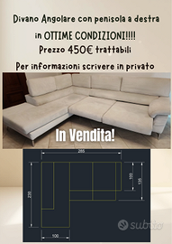 Divano angolare con penisola a destra❗❗