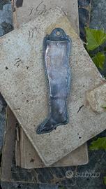Vecchio Ex Voto gamba in argento