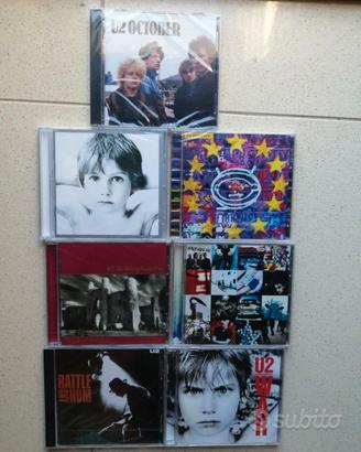 7 CD  degli U2 TUTTO a 45 euro 