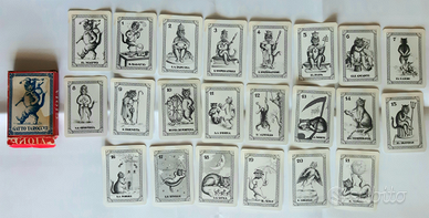 Tarot taroc chi Modiano Gatto Gatto Gioia Rusconi