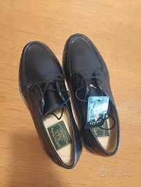 scarpe pelle vero cervo cucite a mano