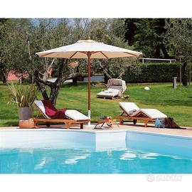 Ombrellone in Teak Indonesiano stagionato