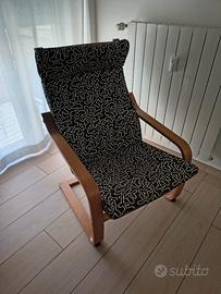 Poltrona Ikea POANG  con fodera originale 
