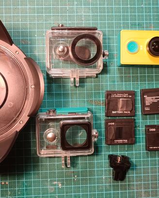 Action cam Yi con dome e scafandri