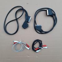 4 cavi scart e 2 cavi audio 