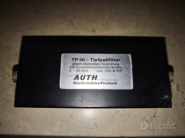 Filtro passa-basso TP 30 prodotto da AUTH Nachrich