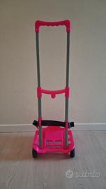 CARRELLO PIEGHEVOLE PORTA ZAINO SCUOLA. (NUOVO)