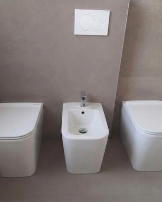 LOTTO SANITARI DA BAGNO A FILO PARETE