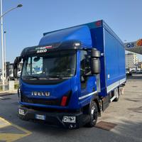 Iveco Eurocargo 75-220 cassone centinato + sponda 