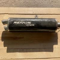 Scarico remus viper in carbonio