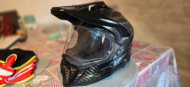 Casco moto full carbon