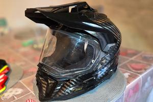 Casco moto full carbon