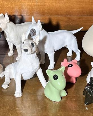 Collezione statuine Bull Terrier