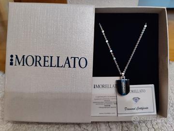 collana uomo Morellato acciaio diamante 