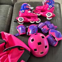 Pattini in Linea Oxelo regolabili 28/30 bambina