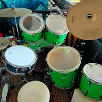 Batteria Pearl Export series con piatti UFIP 