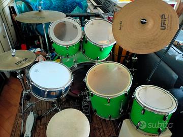 Batteria Pearl Export series con piatti UFIP 