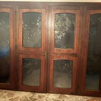 Porta con vetro 4 ante