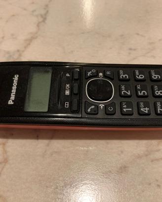 Telefono cordless Panasonic KX-TG1611 DECT Rosso