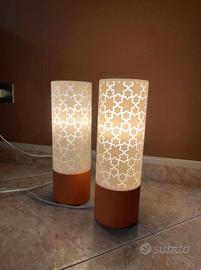Lampade con decoro geometrico