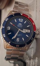 Orient mako orologio da polso automatico pepsi 
