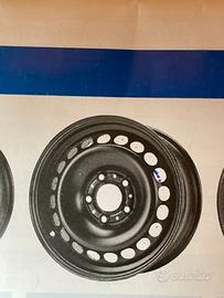 cerchio ferro bmw serie 3 anni 90