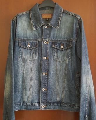Giubbino jeans délavé uomo - taglia XL