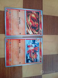Pokemon carte charmender e charmeleon eng 