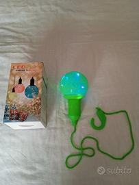 Lampade a led con 10 led multicolore 