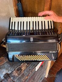 Fisarmonica vintage FORNASARI Milano 80 bassi