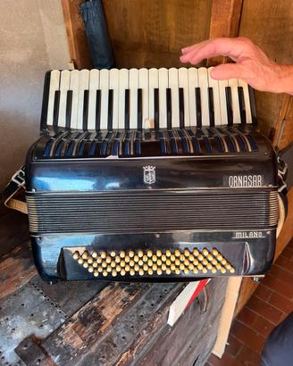 Fisarmonica vintage FORNASARI Milano 80 bassi