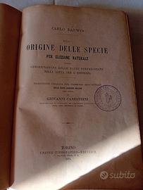 C.Darwin Sull'origine delle specie UTE 1875