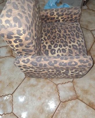Poltrona per bambini leopard