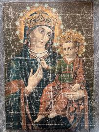 Immagine Madonan con bambino su tela