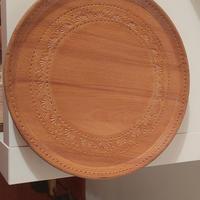 piatto in legno