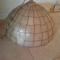 Lampadario madreperlato