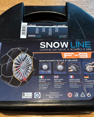 Catene da neve 9 mm Gruppo 60 mai usate