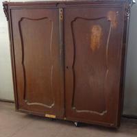 CREDENZA DISPENSA MADIA LIBRERIA IN NOCE