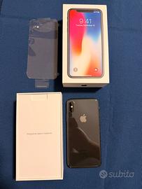 IPhone X 64gb nero - Senza batteria non funziona