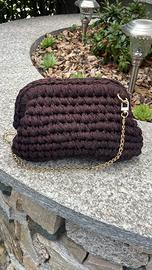 Clutch bag  con glitter rossi