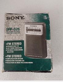 Radio d'epoca Sony SRF-S26 FM AM