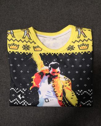 Felpa Freddie Mercury edizione Natalizia 