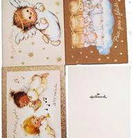 38 Biglietti Auguri Natale angelo custode vintage