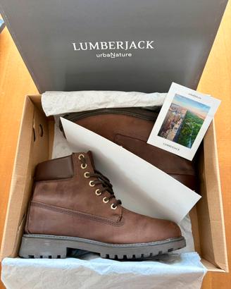 Lumberjack uomo stivali tg 42 (ita) dark brown