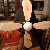 LAMPADARIO  CON VENTILATORE 