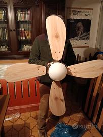 LAMPADARIO  CON VENTILATORE 